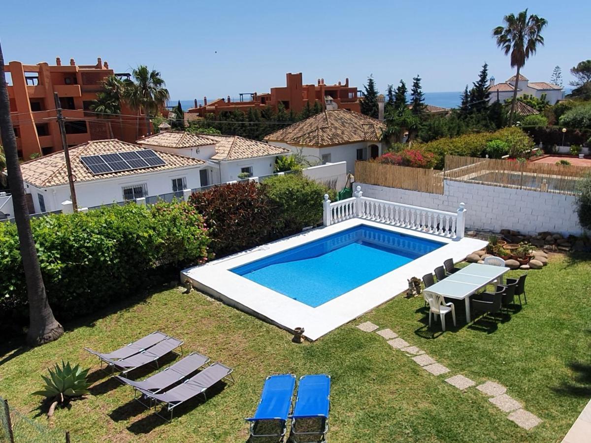 Beautiful 5 Bedroom Villa, Sea Views, Private Pool, Estepona Newly Refurbished Екстер'єр фото